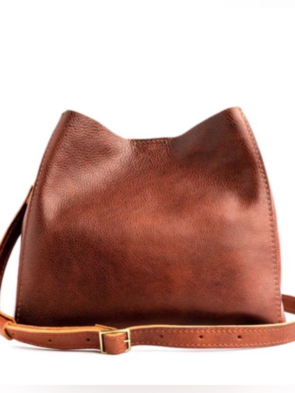Portland Leather Butterfly Bucket Bag